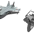 toy fighter 3d model