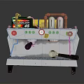 Professional Espresso Coffee Machine With 45 Battery Stainless Steel Body And Pressure Gauge