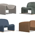 Sleek Modern Accent Chairs In Beige Green Blue Brown With Unique Design And Upholstered Fabric