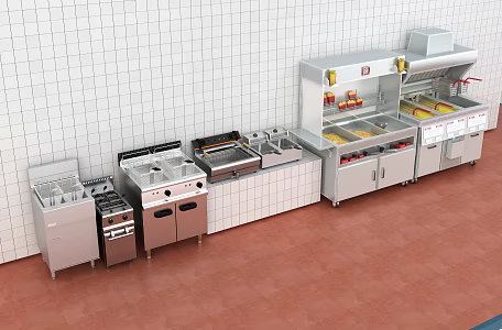 fryer electric fryer 3d model