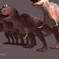 Cute Reptile Action Model Showcasing Playful Movements And Detailed Features