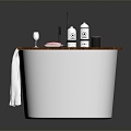 Modern Bathtub Deluxe Bathtub Large Bathtub Household Ceramic Bathtub 3d model