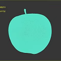 Fresh Red And Yellow Striped Apple On Dark Background With Shiny Surface