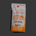 Real Cheddar Cheese Package With No Artificial Colour And Smile Again Design