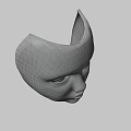 sci-fi mask 3d model