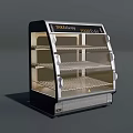 Commercial Glass Door Display Refrigerator With Multiple Shelves For Food Storage