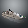 Luxury Modern Yacht Exterior Design With Sleek White Hull And Upper Deck Features