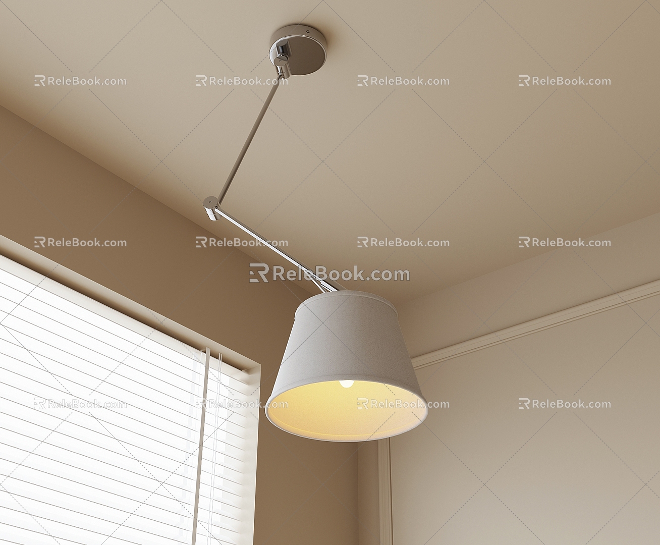 Removable chandelier 3d model