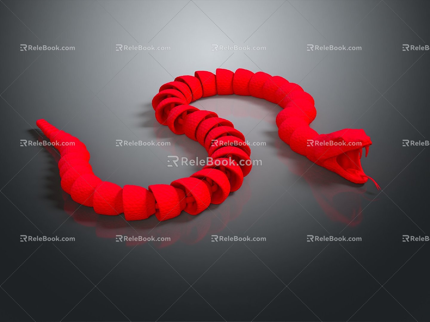 snake cobra venomous snake python reptile cold-blooded animal reptile reptile 3d model