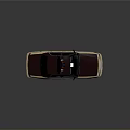 Brown And Beige Police Car With Roof Mounted Lights And POLICE Text