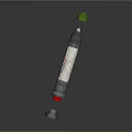Industrial Device With Green Top Gray Body White Label And Red Base