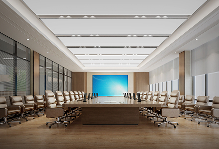 Modern Meeting Room Simple Meeting Room 3d model