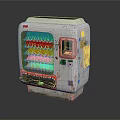 Old Train Interior With Worn White Graffiti Vending Machine Display And Buttons