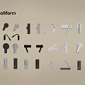 Poliform Modern Wall Lamps With Various Sleek Designs And Metal Finishes