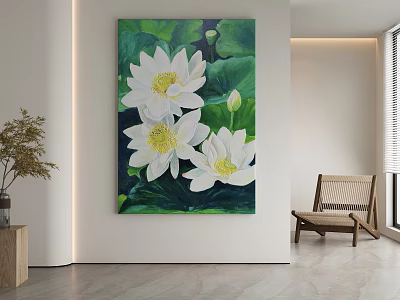 Modern Quiet Painting Oil Painting 3d model