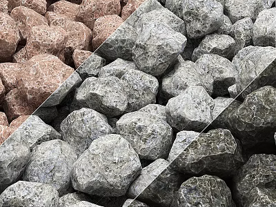 Natural Stone and Premium Wood Materials Perfect for Home Decoration Projects 3d model