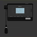 Microphone Amplifier Capacitor Microphone High-end Microphone Wheat Desktop Microphone Broadcasting Microphone 3d model