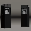 Modern Standing Water Dispensers with Gray and Black Design Digital Display and User Friendly Features