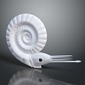 Snail Cartoon Snail Snail Small Snail Reptile Cold Blooded Animal Reptile 3d model