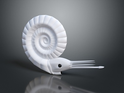 Snail Cartoon Snail Small Snail Reptile Cold Blooded Animal Reptile 3d model