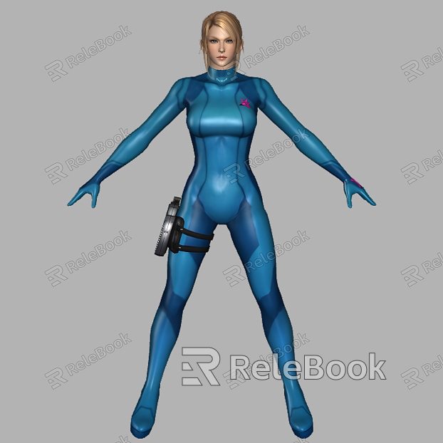 Female Warrior Beauty Female Woman Female Warrior Science Fiction Technology Future Weapon Sexy Can Do Action model