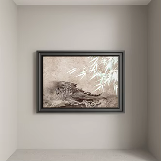 New Chinese abstract decorative painting 3d model