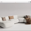 Modern Multiplayer Sofa 3d model