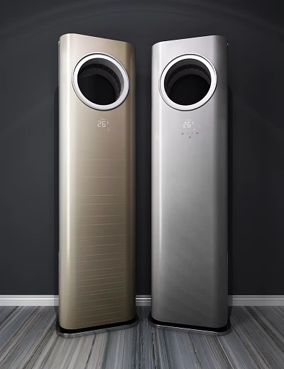 Modern air conditioner Haier cabinet air conditioner 3d model