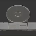 Modern CD player audio-visual equipment player 3d model