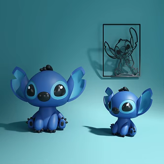 Modern Doll Cartoon Stiller Ornaments 3d model