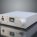 Fulla 5 Balanced Modern Audio Electronic Device With Digital Display And Silver Knob