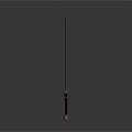 Classic Metal Sword With Sharp Blade And Intricate Hilt Design On Dark Background