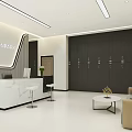 Modern Spacious Clubhouse Interior With Glass Partitions Tables Chairs And Electronic Screens
