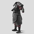 Ancient Warrior Armor With Traditional Design And Details 3d model