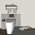 Towel rack 3d model