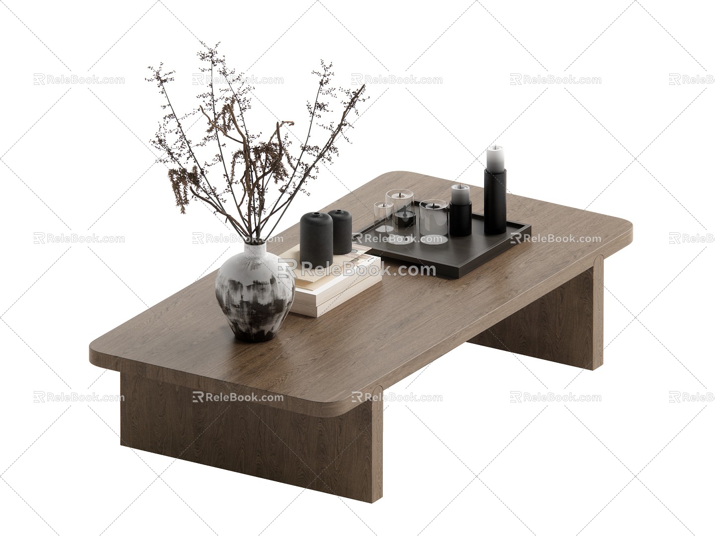 New Chinese Tea Table 3d model