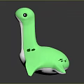Turtle Cartoon Turtle Snapping Turtle Chickbill Turtle Reptile Cold Blooded Animal Reptile Class 3d model