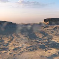 Desert Geographical Environment Terrain Desert Huai Around Gobi Background Material Sand Dunes Western Cliffs National Geographic Exploration Discovery 3d model