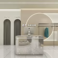 Modern Clothing Store Window Display With Mannequins And Fashion Apparel Collection