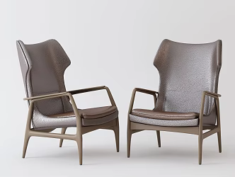 Nordic Sofa Chair Single Chair 3d model