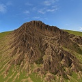 Mountain Range Forest Forest Mountain Peak Mountain Forest Mountain Ridge Geology and Geomorphology Guilin Mountains Gorge Valley Terrain Coster Western Region 3d model