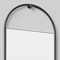 Modern Round And Oval Mirrors With Black Frames In Different Sizes For Interior Design