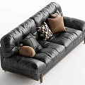 Middle-style multiplayer sofa 3d model