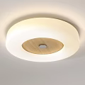 Modern Wooden Frame Ceiling Lights With Grid Design Rectangular And Round Shapes For Home Lighting 3d model