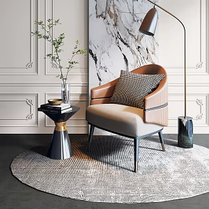Modern Sofa Chair Single Chair 3d model