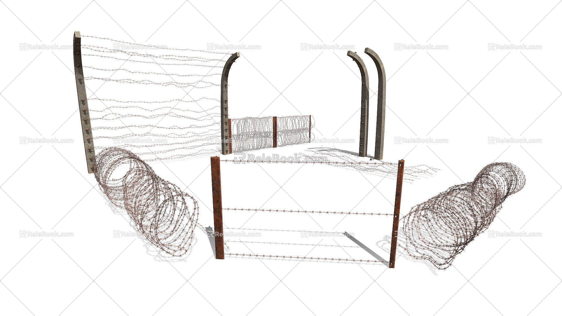 Barbed Wire 3d model