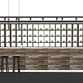 Modern Bar 3d model
