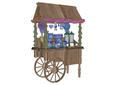 Modern cart 3d model Modern cart 3d model