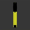 Yellow And Black Gun With Modern Tactical Design Ergonomic Grip And Safety Features