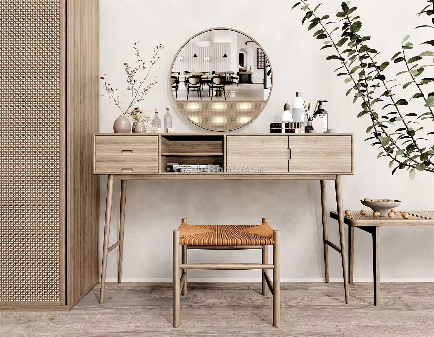 Quiet dressing table dressing table 3d model